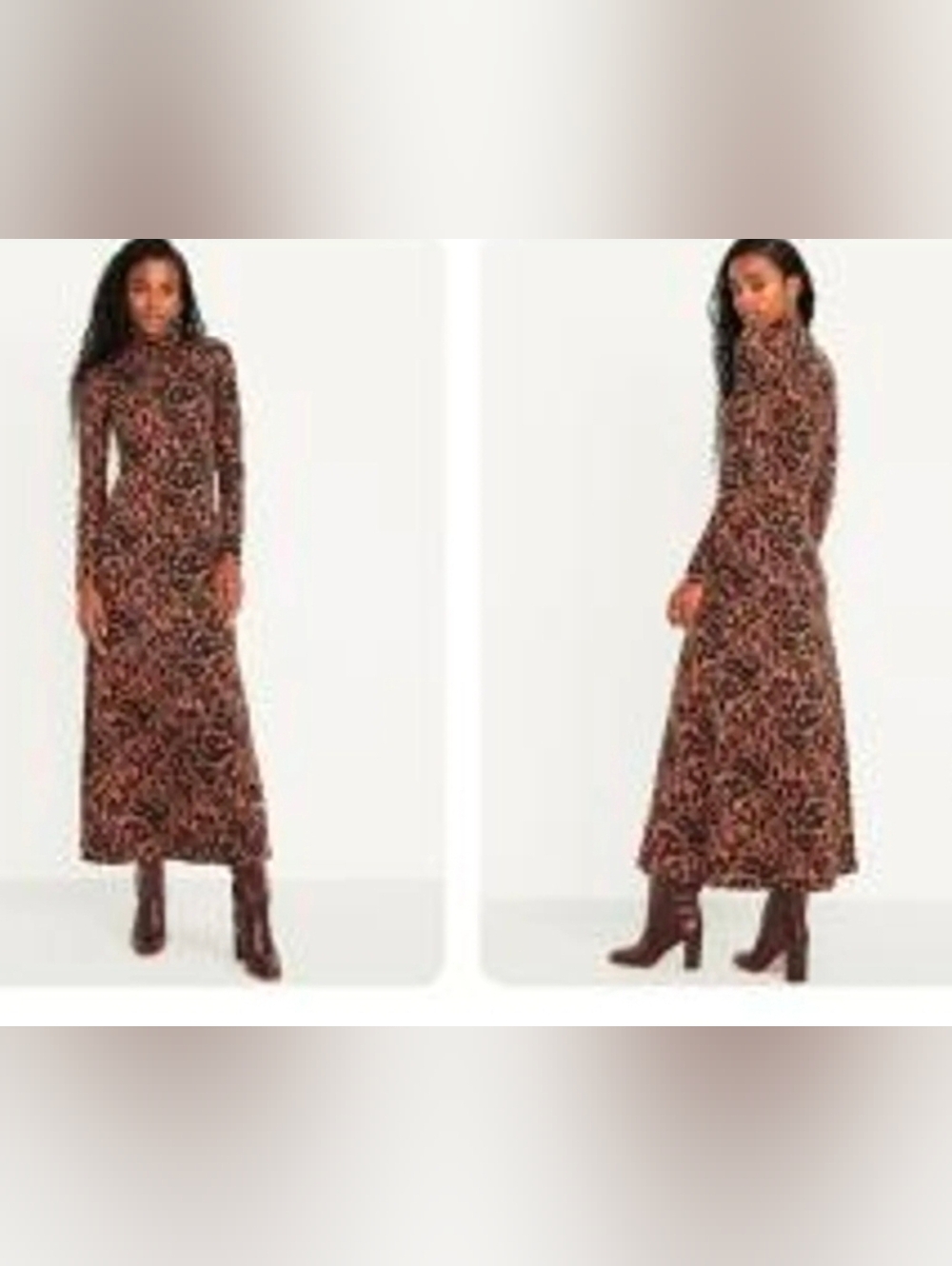 Old Navy Leopard Print Maxi Dress